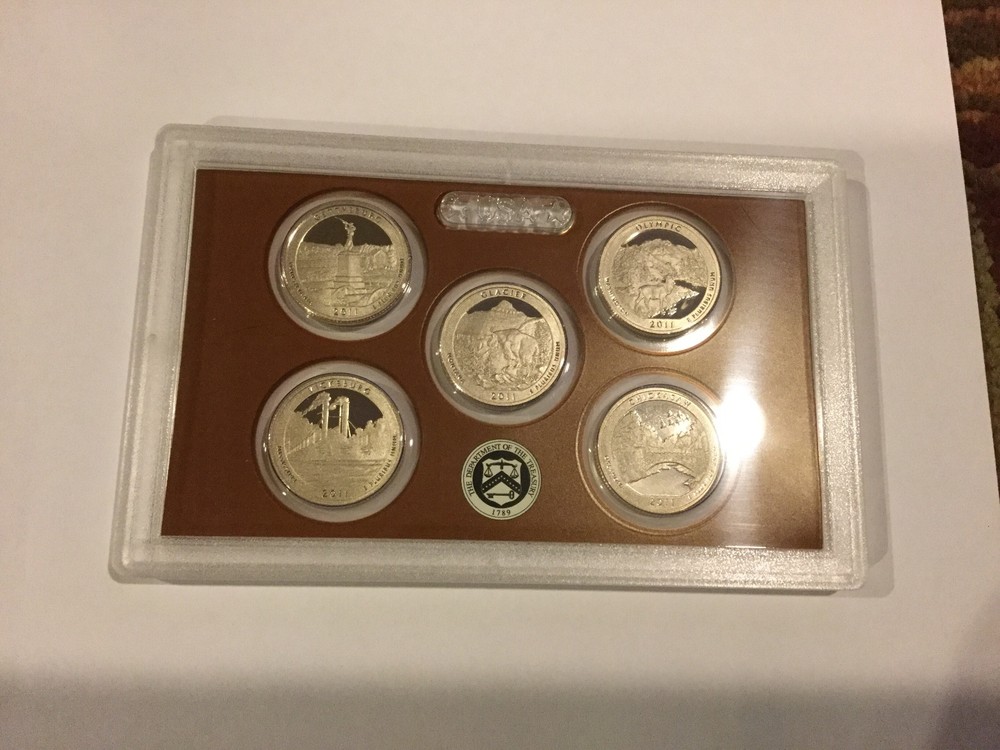 2011 US Proof Set with box and papers
