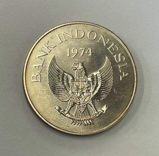 Indonesia - 1974 Large Silver 2000 Rupiah - Scarce