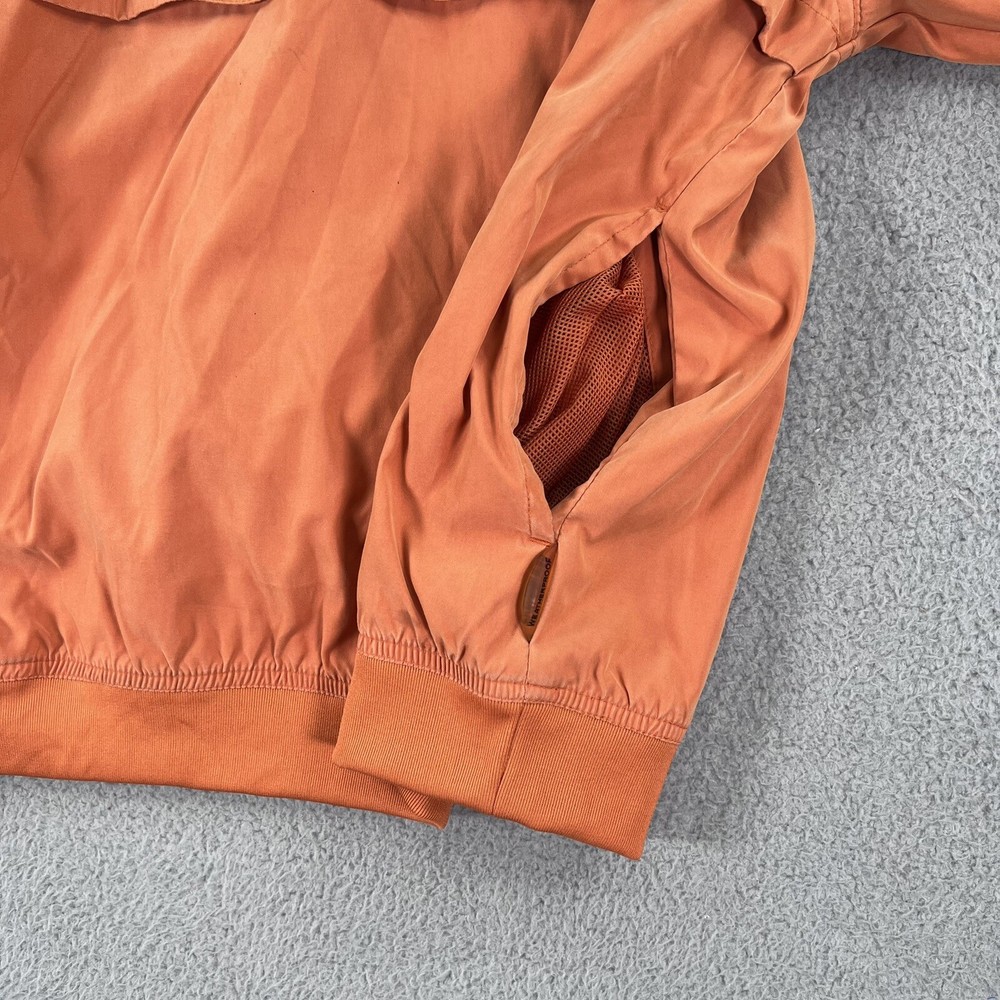 ING Financial Golf Pullover Mens Medium Orange Weatherproof Brand