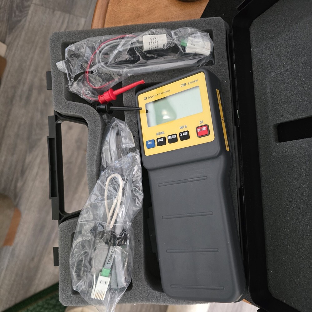 4 Units- Texas Instruments CBL System Calculator Based Laboratory + Cases