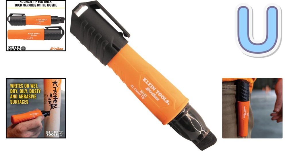 Skribes XL Professional Chisel Tip Marker: Enhanced Visibility and Performance