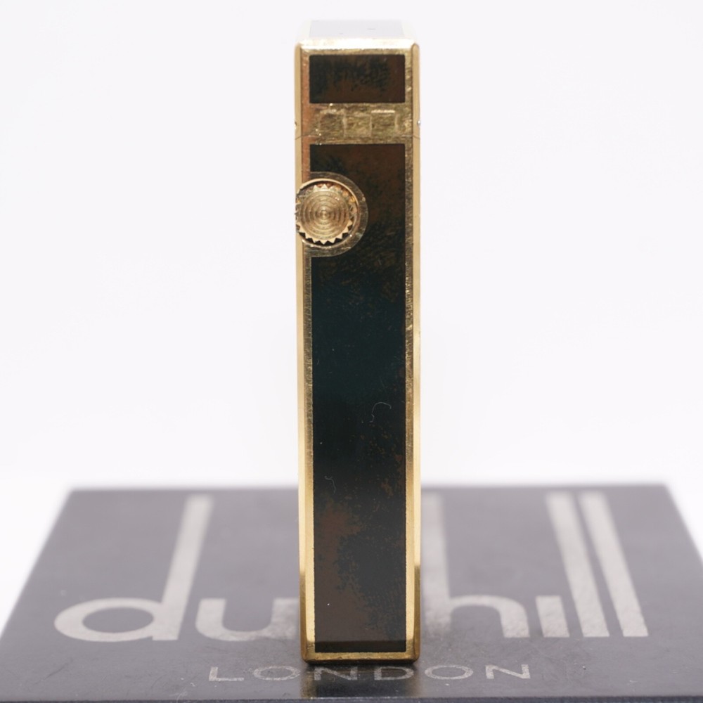 Dunhill Lighter Gold/Brown Lacquer_Ultrasonically Cleaned_WORKING