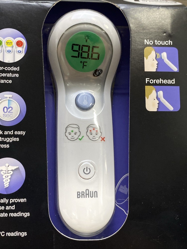 Braun NTF3000US No Touch Plus Forehead Digital Thermometer
