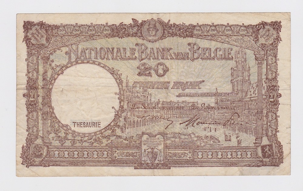 Belgium - 20 Francs, 1948