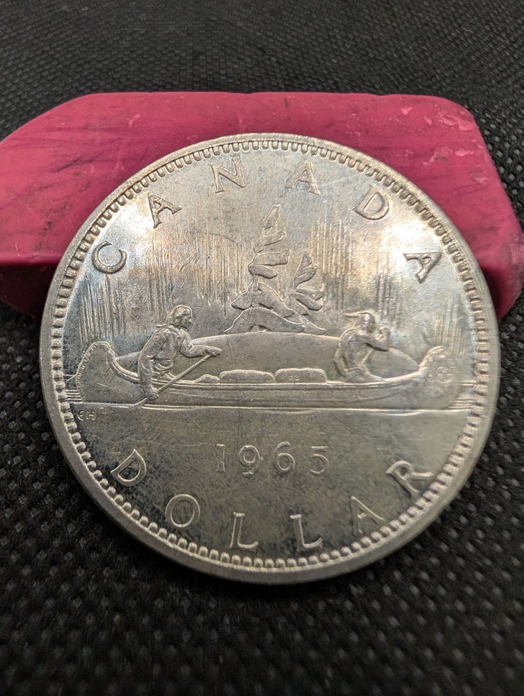 1965 Canada Silver Dollar %80