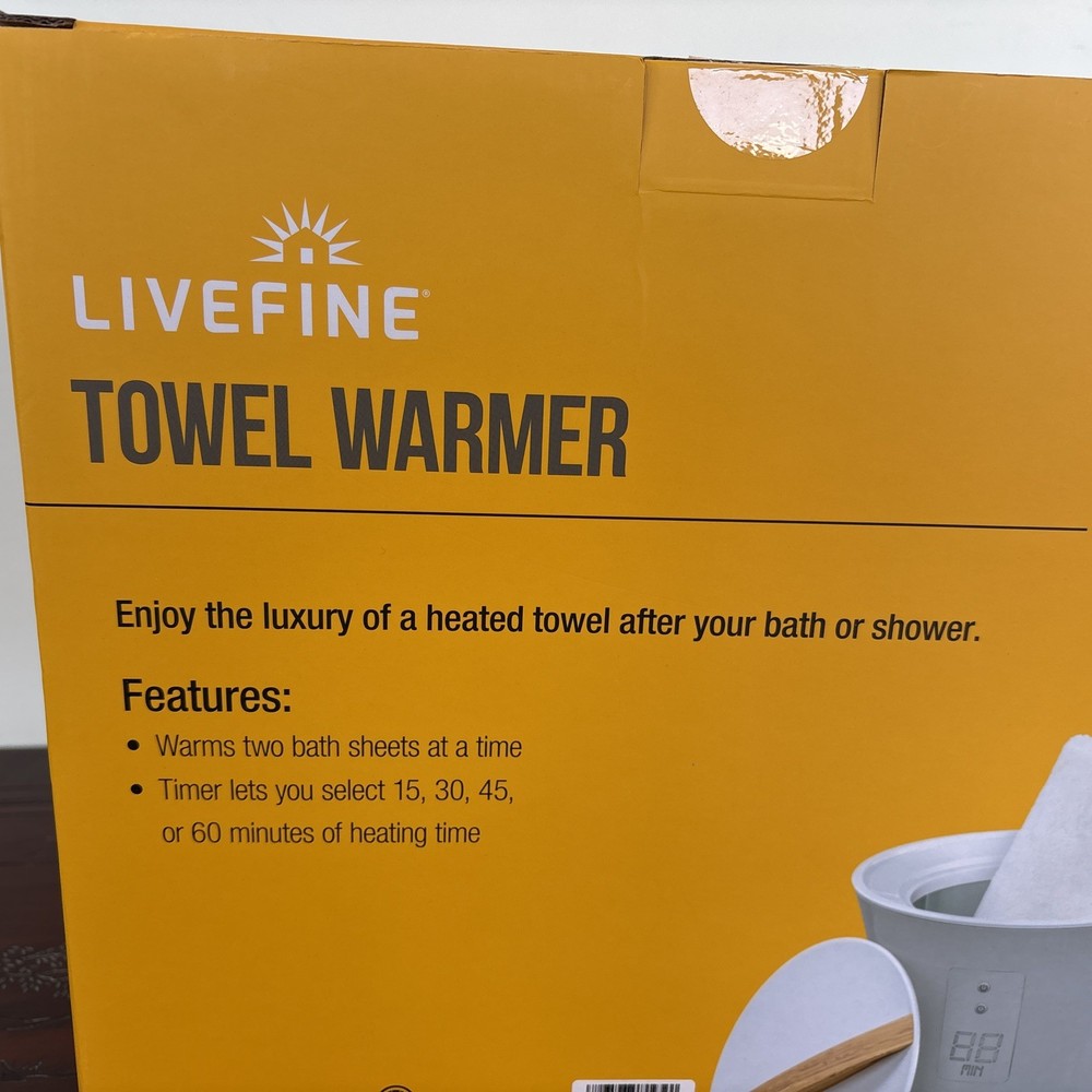 Livefine Towel Warmer Intertek NIB