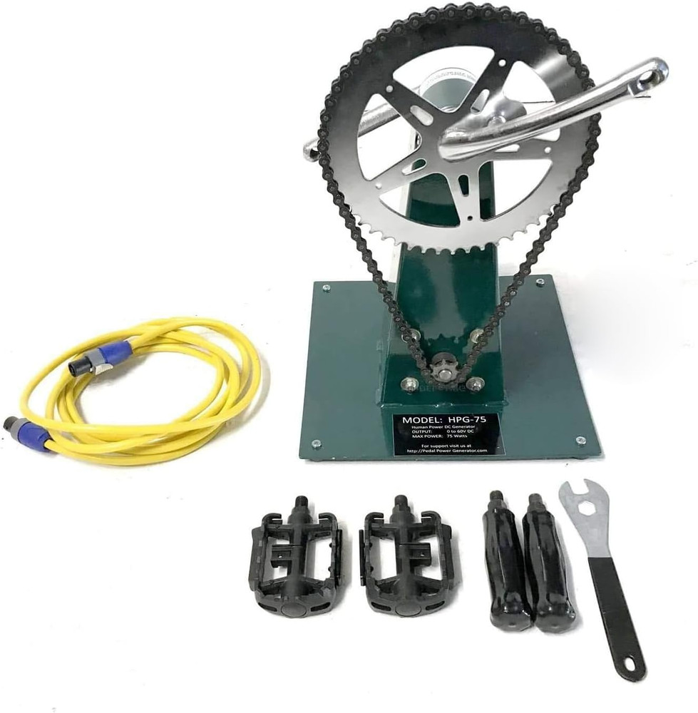 HPG-75 Human Power Generator Permanent Magnet DC Dynamo Emergency Backup STEM Po
