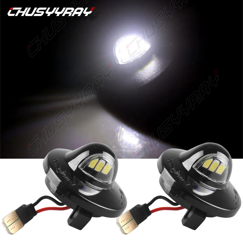 LED License Plate Light Lamp Assembly Replacement For 1990-1996 Ford Bronco