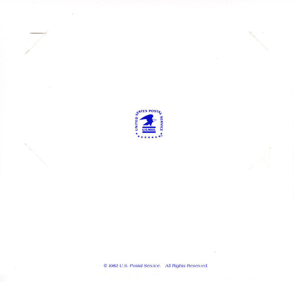 USPS 1st Day Ceremony Program #U602 Great Seal U.S. Embossed Envelope 1982