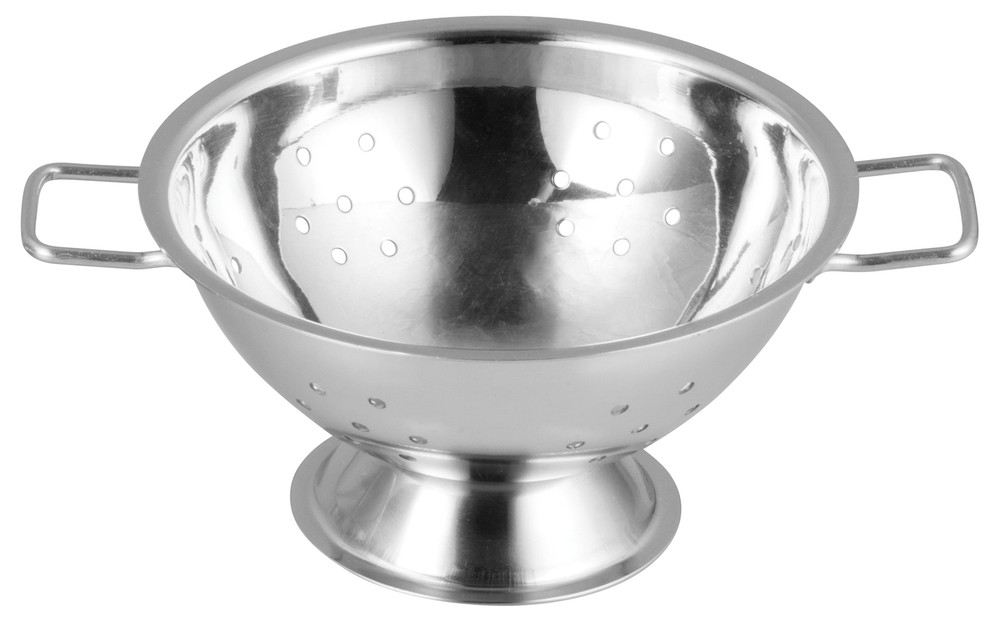 Mini Colander, 4"Dia, Stainless Steel (12 Each)
