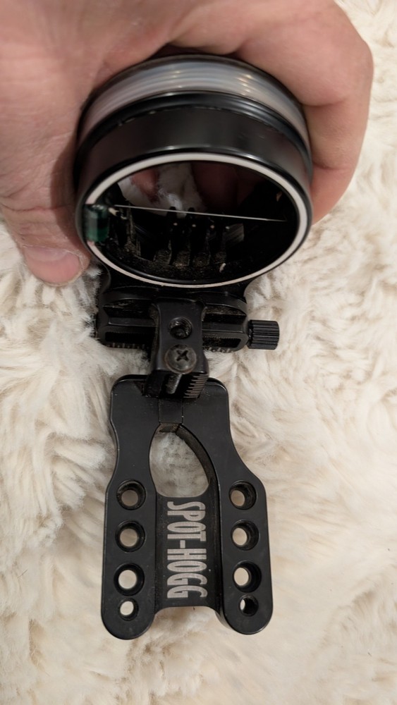 spot hogg 5 pin bow sight used..