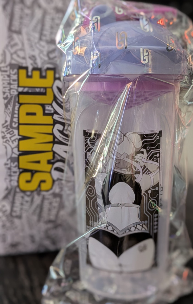 Gamer Supps Waifu Cups X Code Miko Double-Sided Shaker Cup, Sticker + Samples