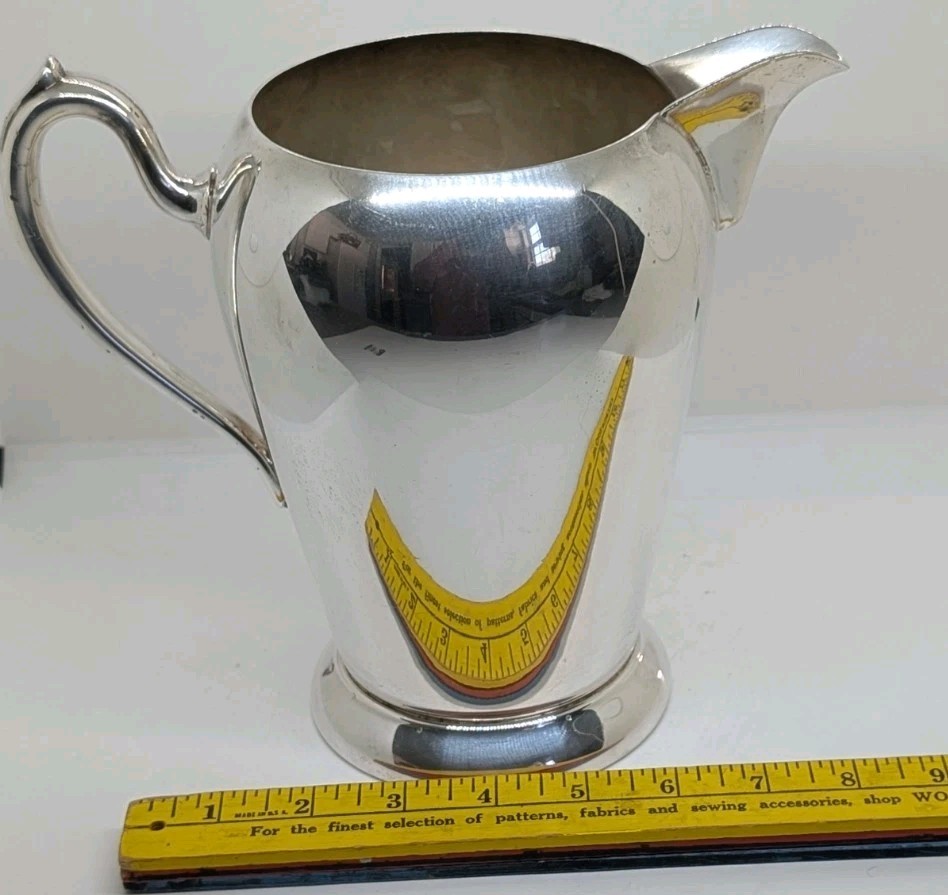 Vintage Academy Silver Plated Water Pitcher
