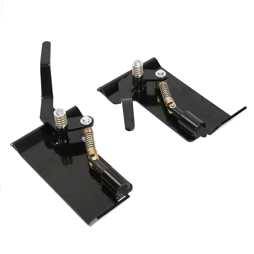 Conversion Adapter Latch Box & 1/2" Mount Plate for Skid Steer Quick Tach Attach