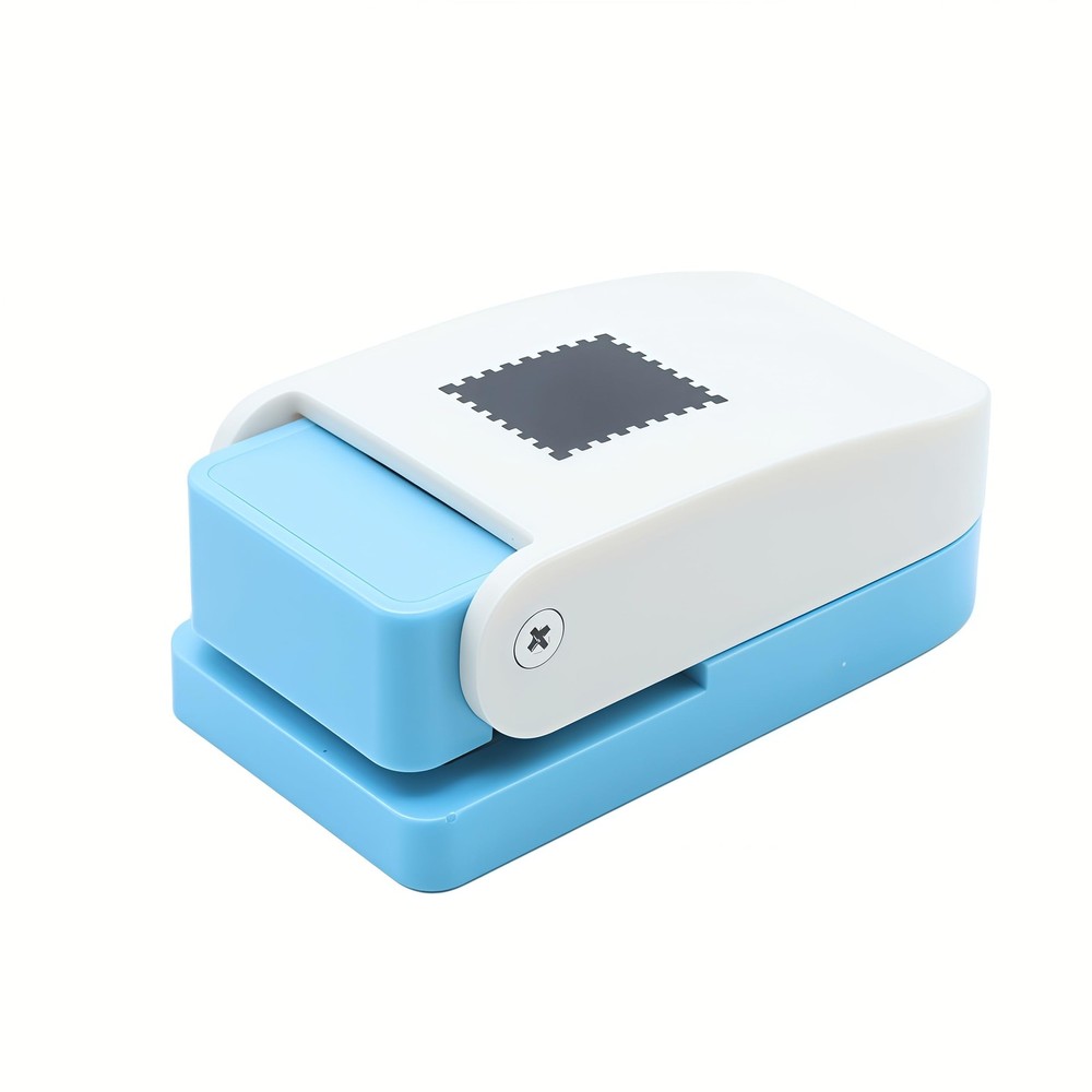 1X0.8inch Rectangular Postage Stamp Punch Ware Rectangle Craft Lever Punch Ha...