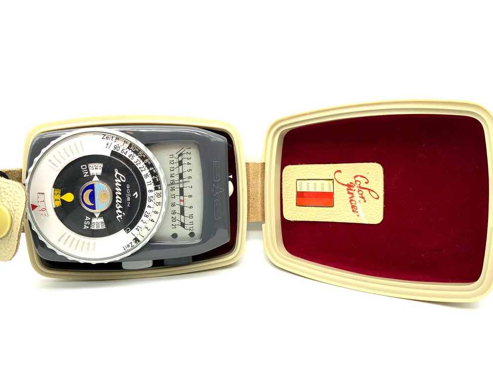 Gossen Lunasix Exposure Meter With Case Light Meter
