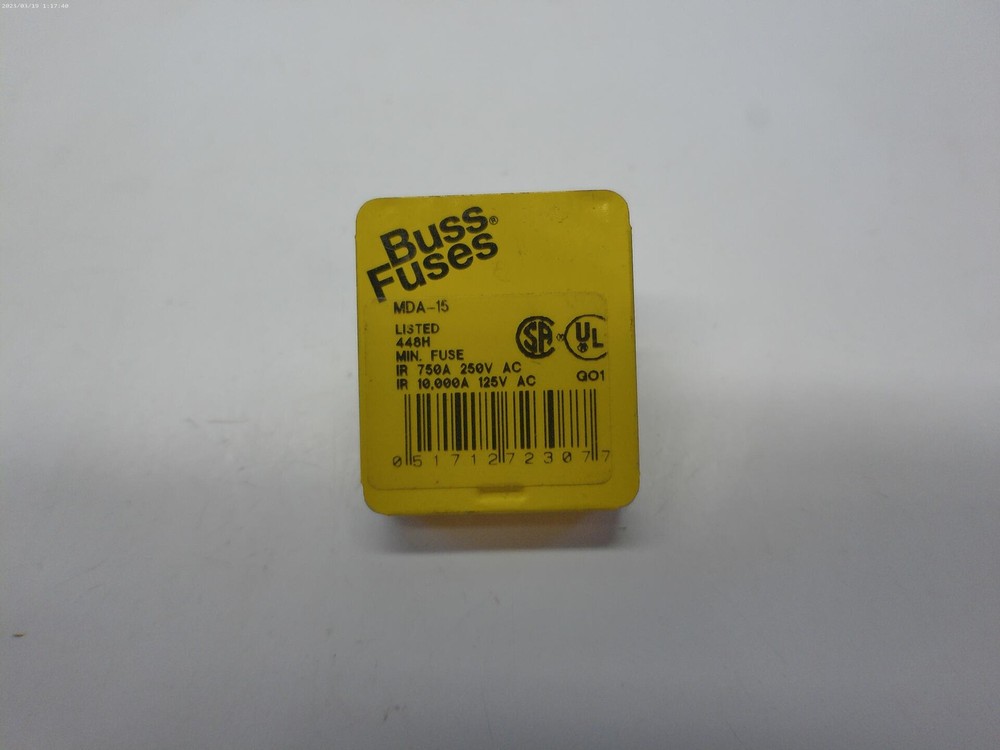 BUSSMANN MDA-15 FUSE PKG OF 4 NSMP