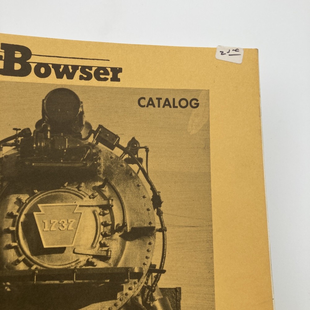 Bowser General Catalog Model Train Railroad Reference Manual Pricelist Jan 1974