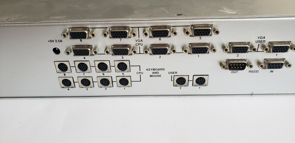 Network Technologies Incorporated NTI ST-2X8-U VGA KVM Switch
