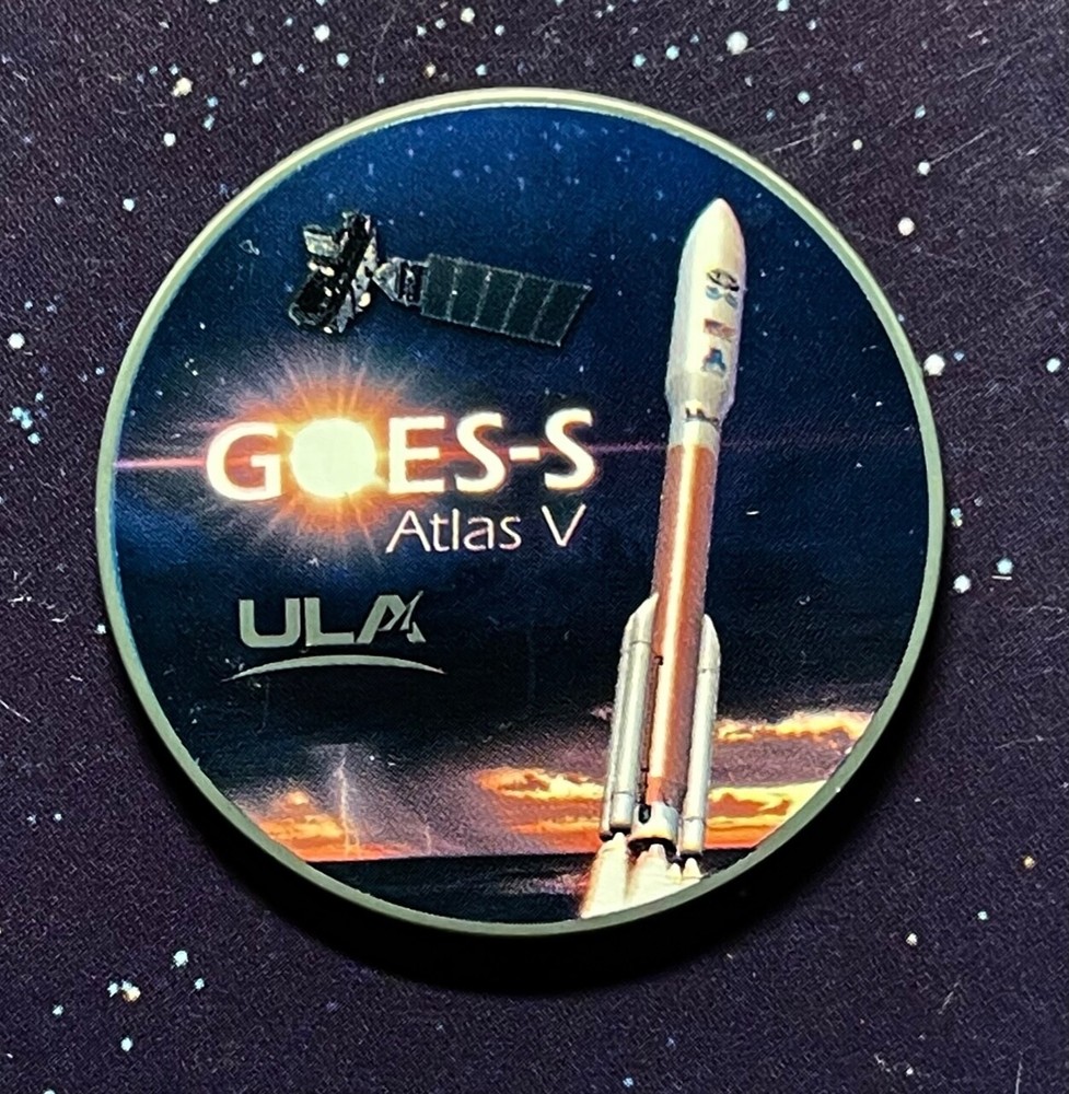 GOES-S ATLAS V ULA  CHALLENGE COIN