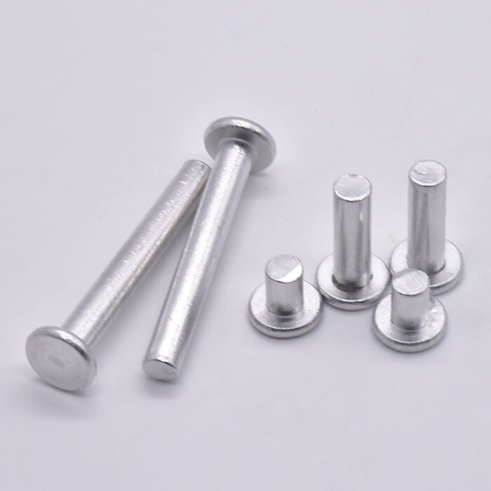 61pcs M2.5 flat head aluminum rivet solid hand percussion rivet nail Al riveting