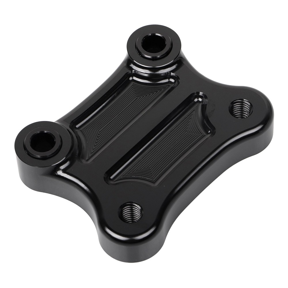 Black Aluminum Pull Plate Bracket For Harley Electra Glide Electra Glide CVO