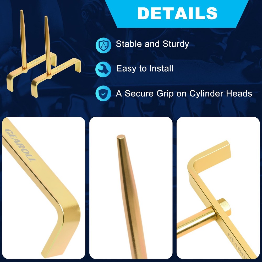 Set of 2 Cylinder Head Stand Holder Tool, Automobile Engine Head...