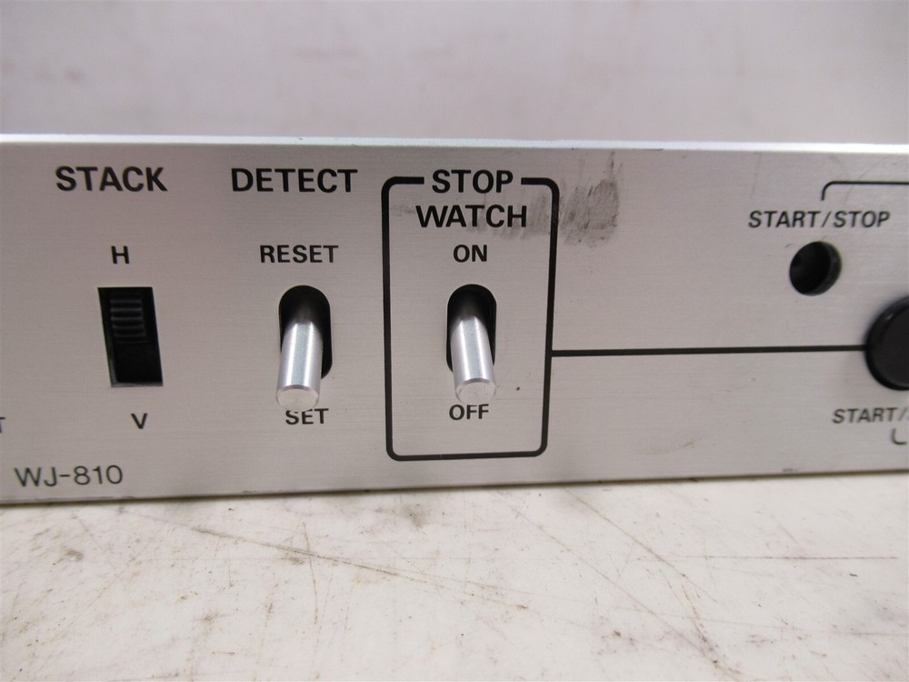 Panasonic WJ-810 Time-Date Generator Rack Mount Deck Silver Vintage
