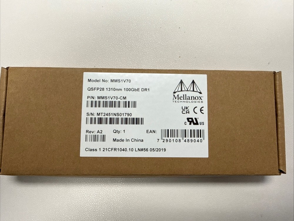 NVIDIA® MMS1V70-CM transceiver is a single mode 1-lane (DR1)