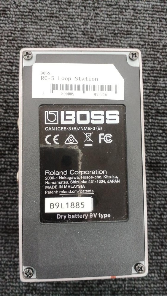BOSS RC-5 Loop Station Compact Pedal Looper Effector