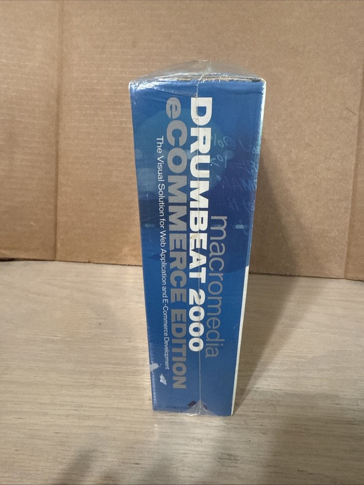 Macromedia Drumbeat 2000 e-Commerce Edition Sealed Education Version