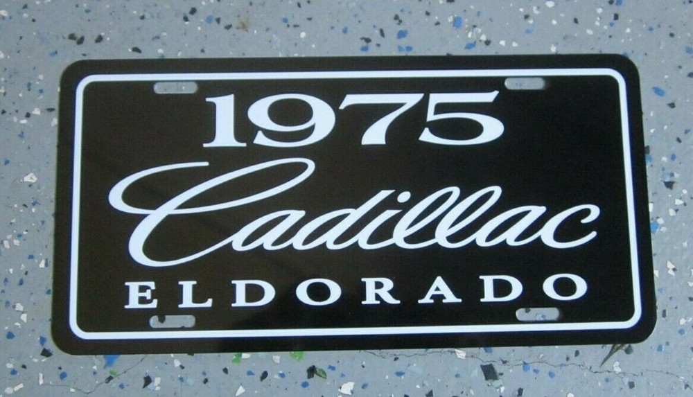 1975 Cadillac ELDORADO license plate tag 75 Caddy ELDO