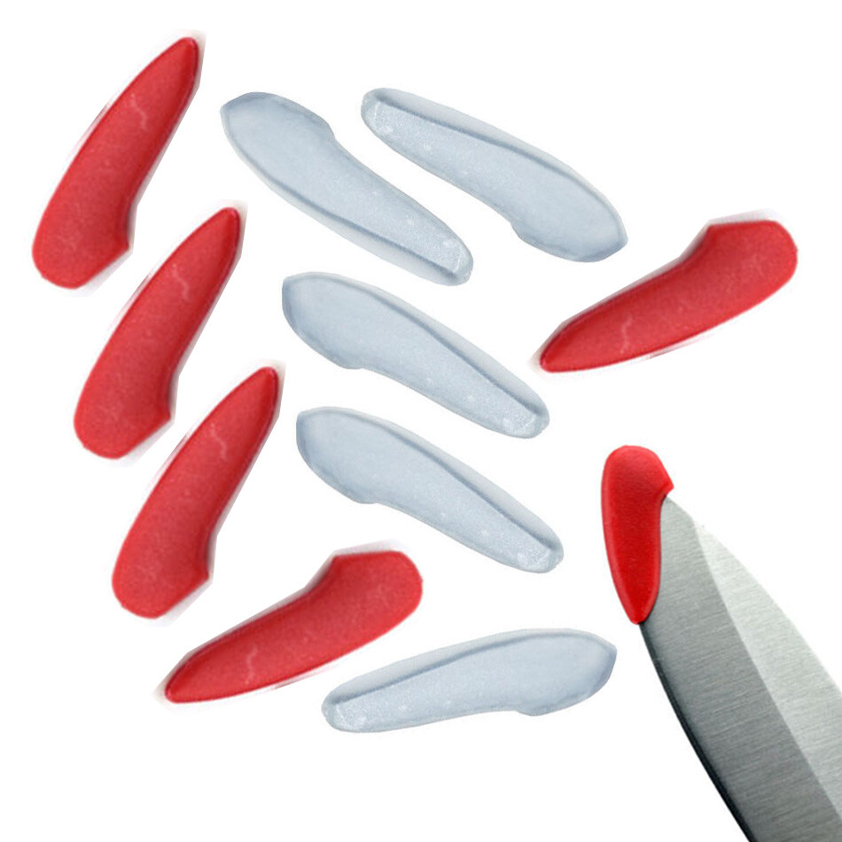 5pcs Accessories Tool Protect Plastic Blade Knife Tip Protector Cover Red White