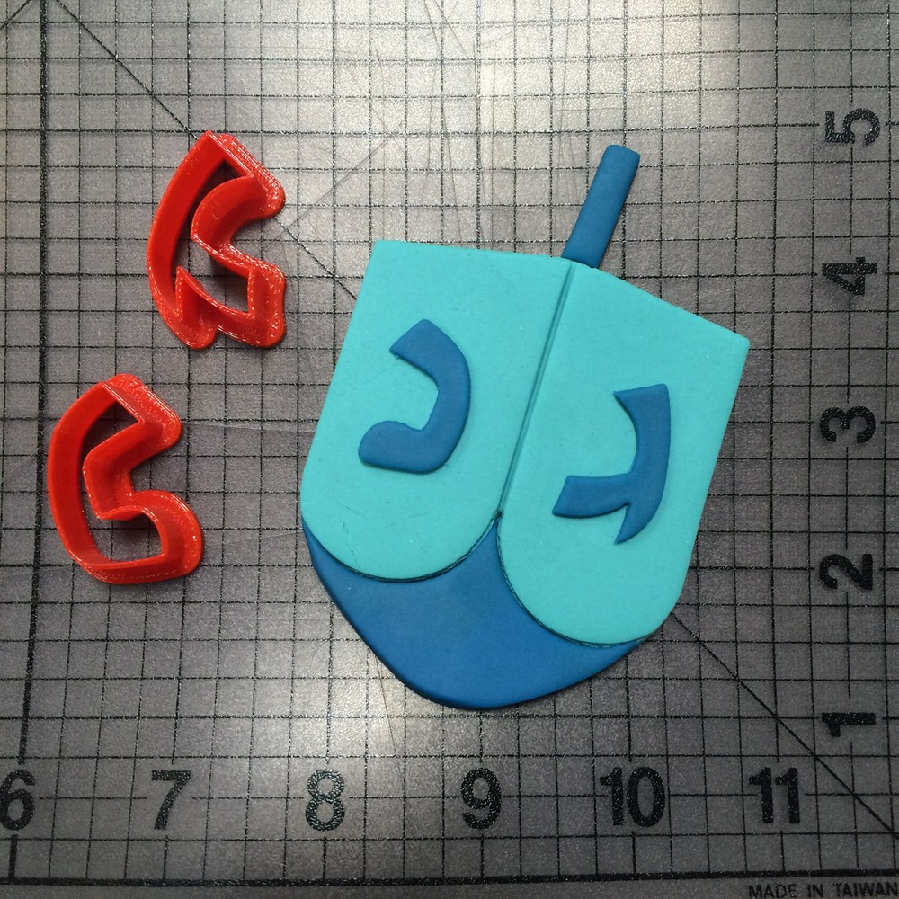 Dreidal 100 Cookie Cutter Set