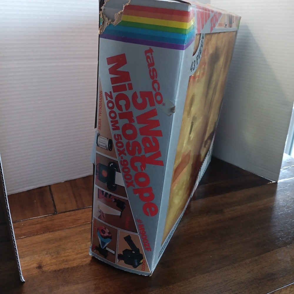 Tasco 5 Way Microscope Incomplete Set