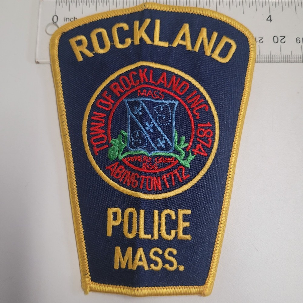 Rockland Massachusetts Police Patch