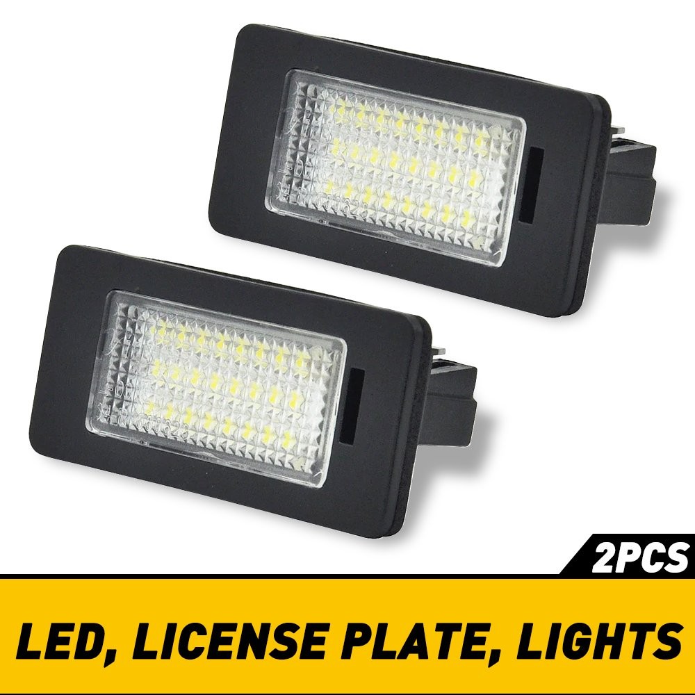 Lights Pair Plate License Tag LED w/ for Lamp E92 BMW E90 E39 E60 E61 E70 M5