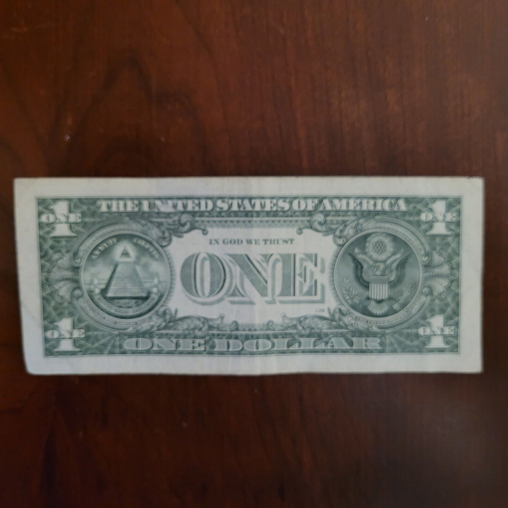 2 -1 dollar odometer error notes.( 2 note lot).