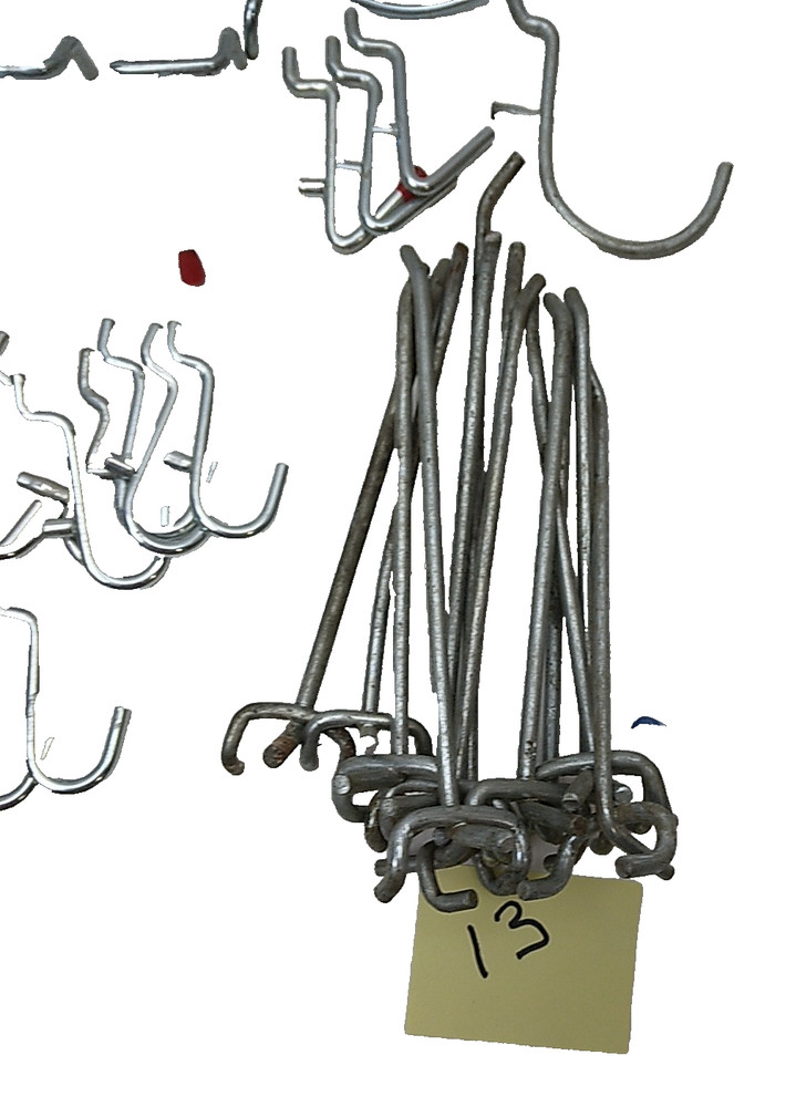 Assorted Mixed Lot 73 Peg Board Hooks Garage Workshop Storage