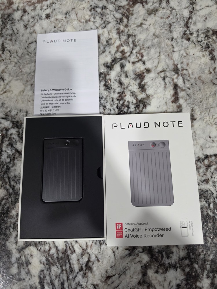 PLAUD NOTE -  ChatGPT Empowered AI Voice Recorder - Model NB-100