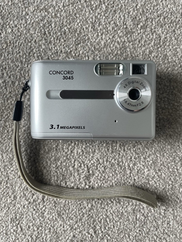 Concord 3045 3.1MP Compact Digital Camera Silver Tested