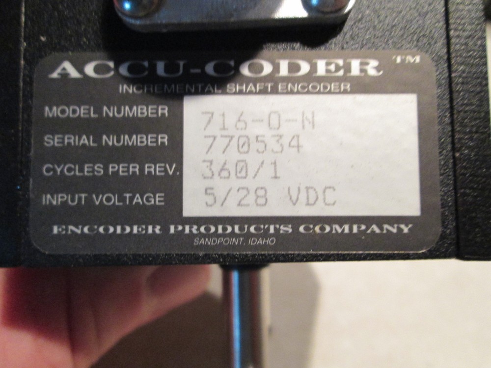 ACCU-CODER 716-0-N CYCLES PER REV 360/1 (NEW)
