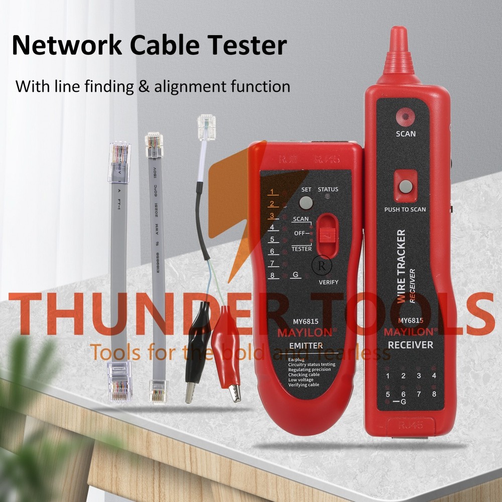 Thunder Tools MAYILON Network Cable Tester Digital Signal Finder