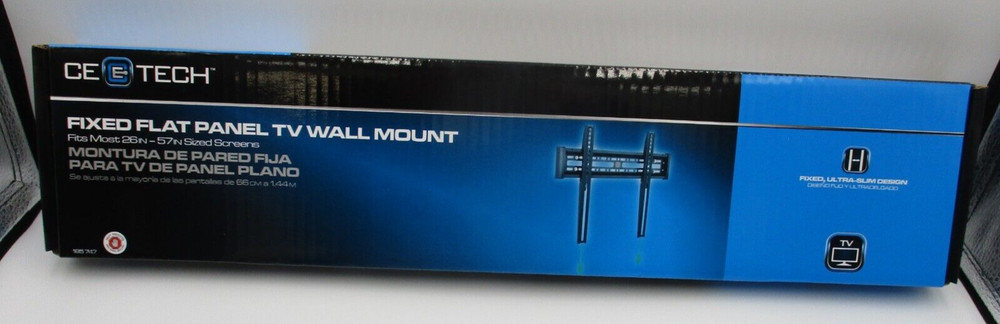 Fixed Flat Panel TV Wall Mount Fits Most 26in - 57in. TV's