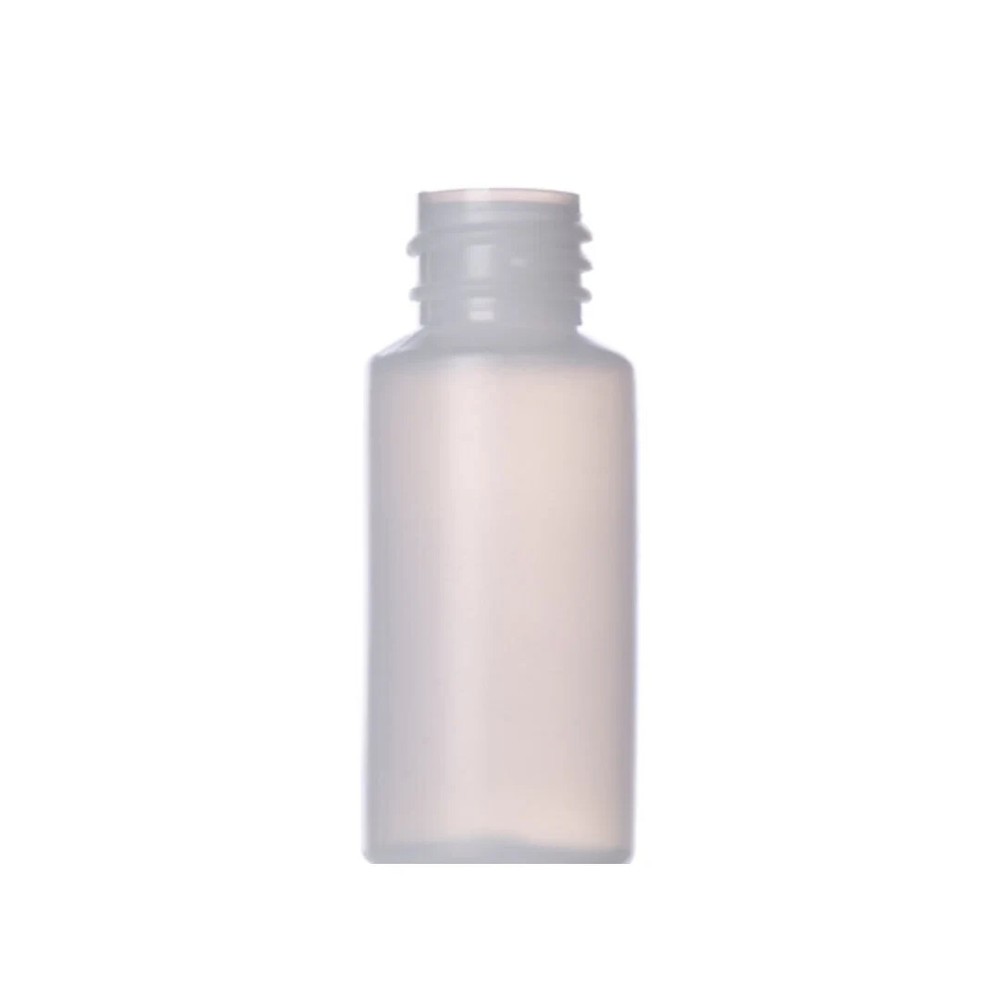 1oz Natural Cylinder Short Plastic Bottles