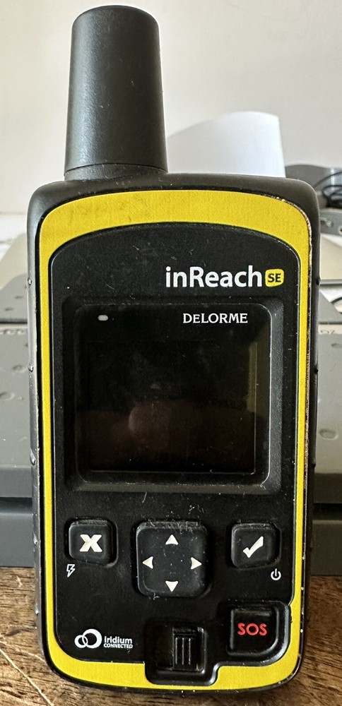 DeLorme inReach SE Satellite Communicator Model INRCH20 Handheld GPS Transmitter