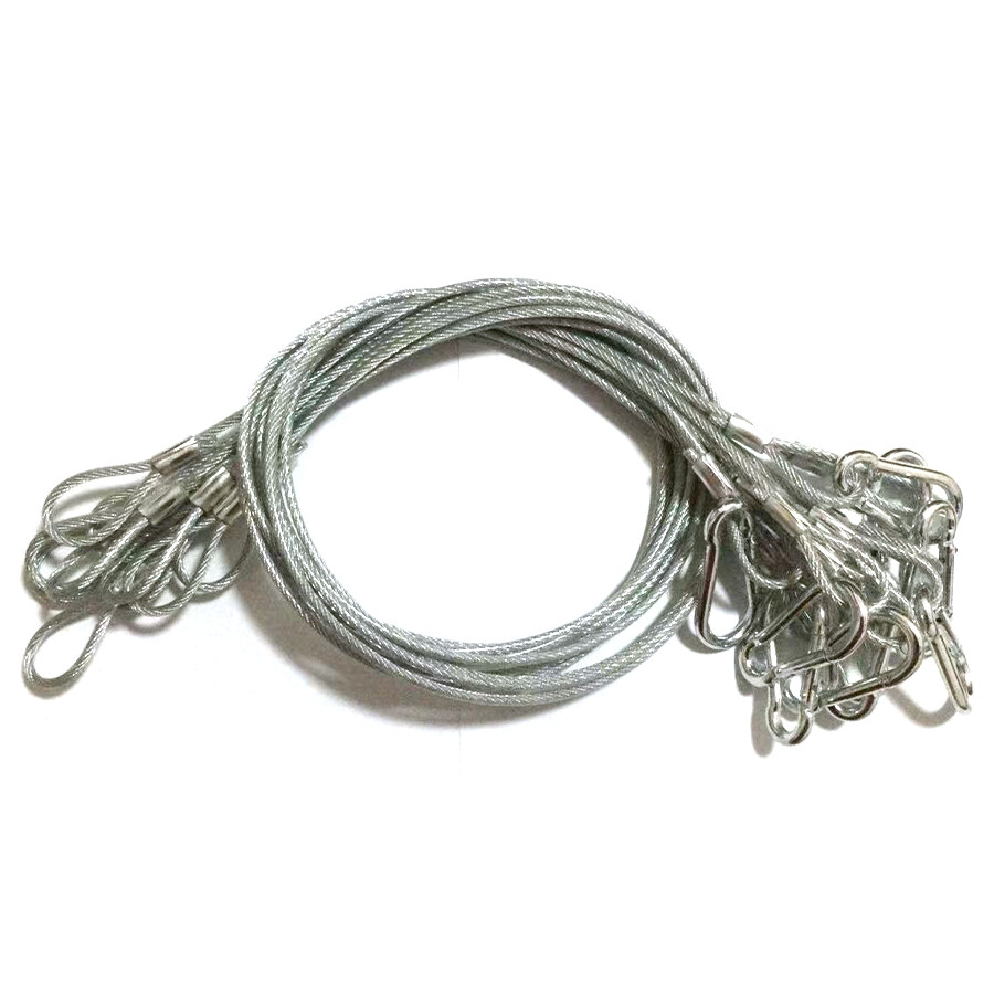 2Pcs/Lots Stage Light Safety Cables For All DJ Disco Lighting