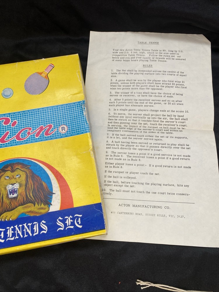 Table Tennis Nets - Vintage In Package