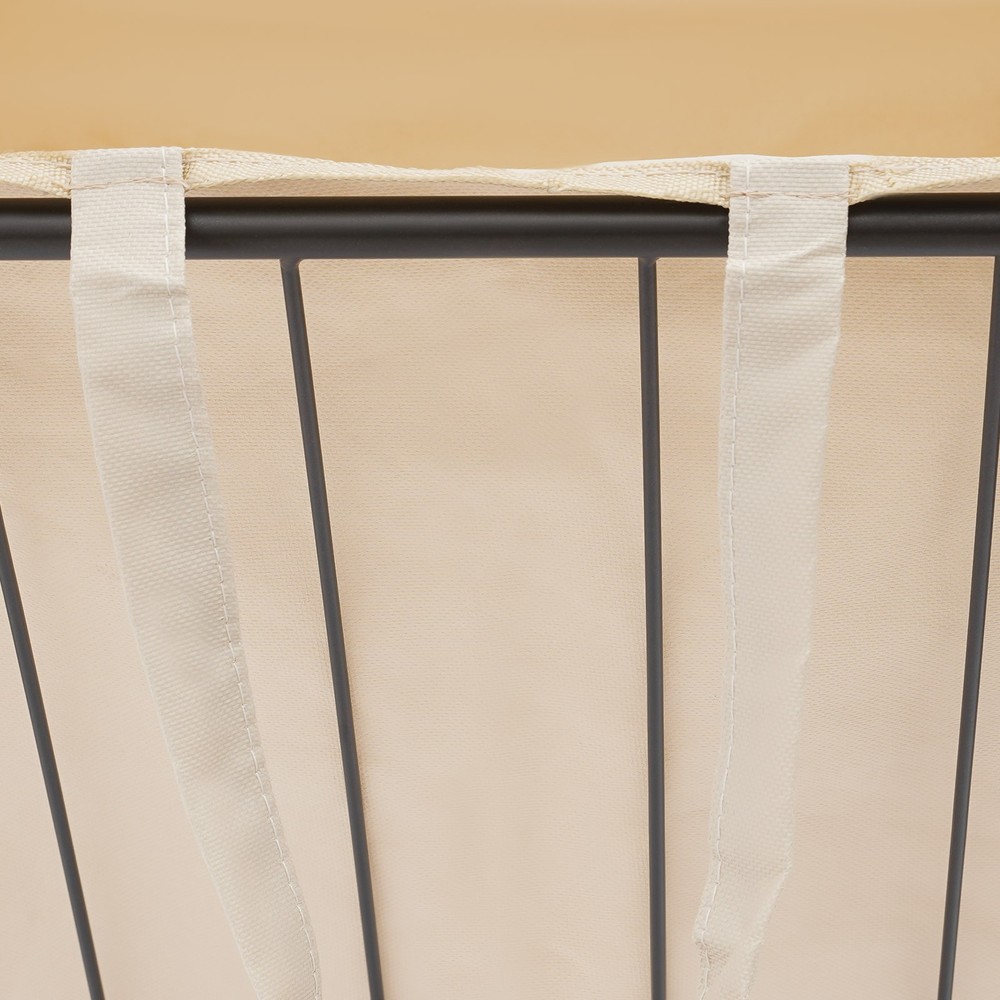 3-tier Laundry Rack With Removable Bag Laundry Storage Basket Rack With Shelf