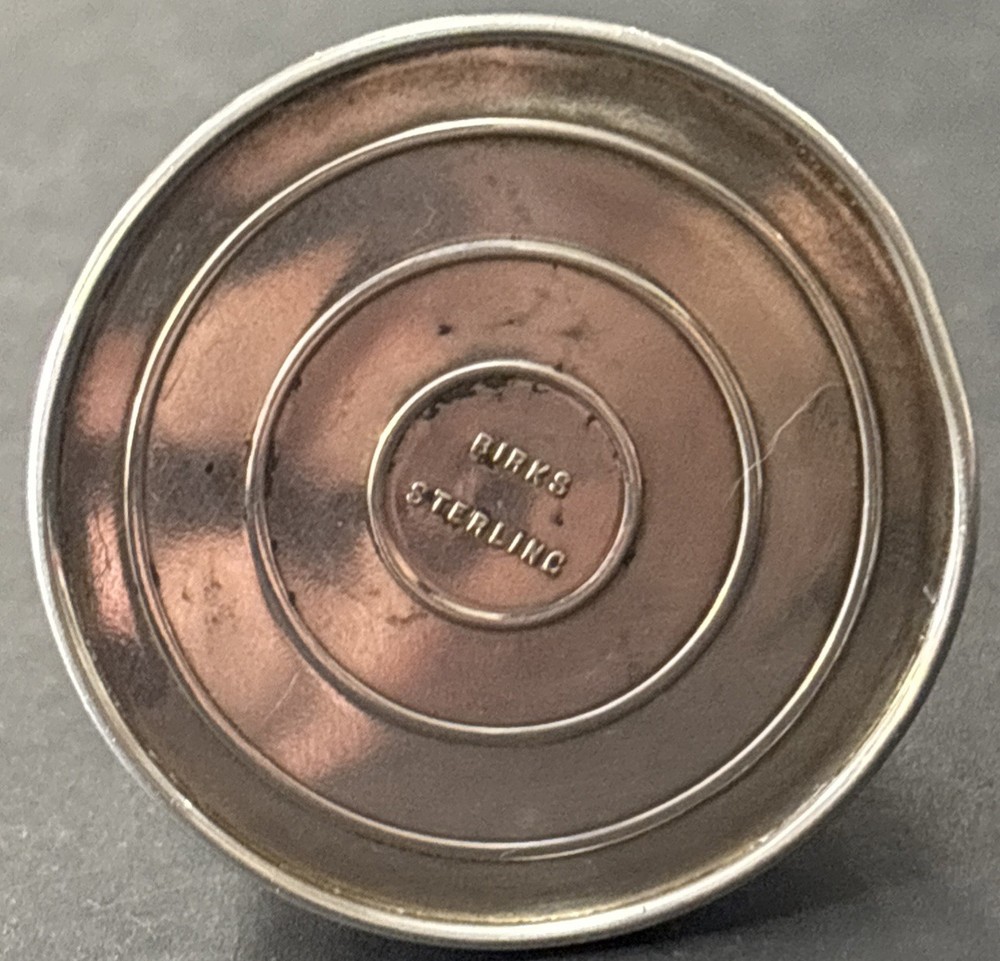Vintage Birks “Double B” Sterling Silver Dome Shaped Ring Box